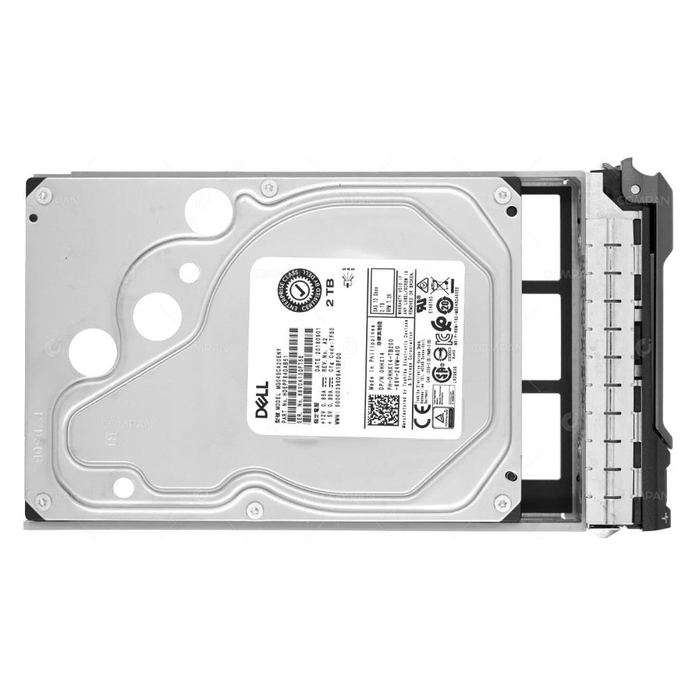 HHX14  DELL HDD 2TB 7.2K SAS 12G 3.5" LFF FOR POWEREDGE G11-G13